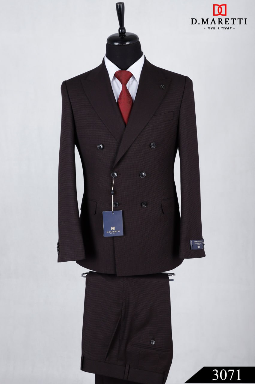 Костюм двубортный C50KVZ01-3071 C50KVZ01-3071