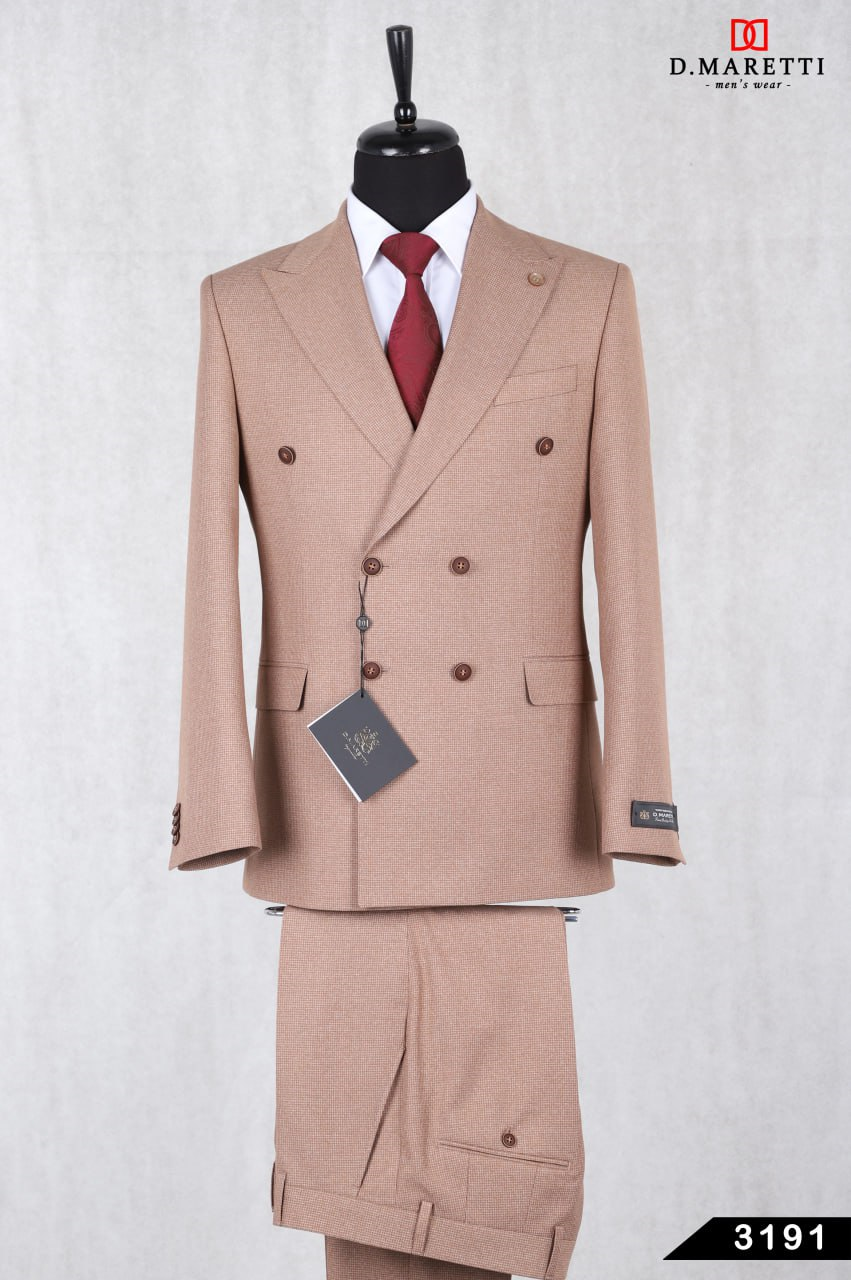 Костюм двубортный C50KVZ01-3191 C50KVZ01-3191