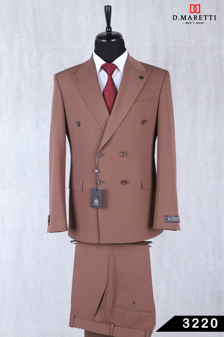 Костюм двубортный C50KVZ01-3220 C50KVZ01-3220