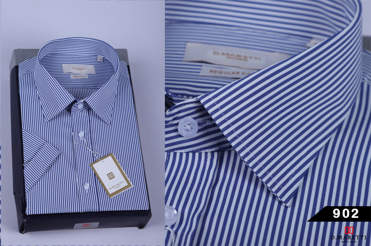 Рубашка Регуляр с коротким рукавом RM14-902 RM14-902