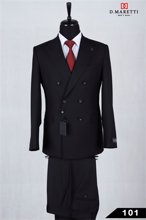 Костюм двубортный C50KVZ01-101 C50KVZ01-101